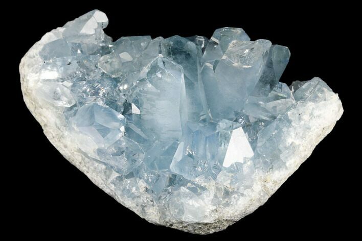 Sparkly Celestine (Celestite) Crystal Cluster - Madagascar #184371